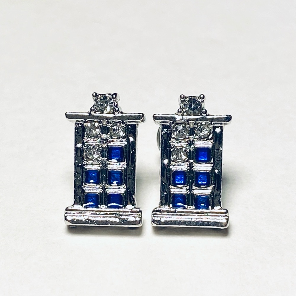 Tardis Ear Studs